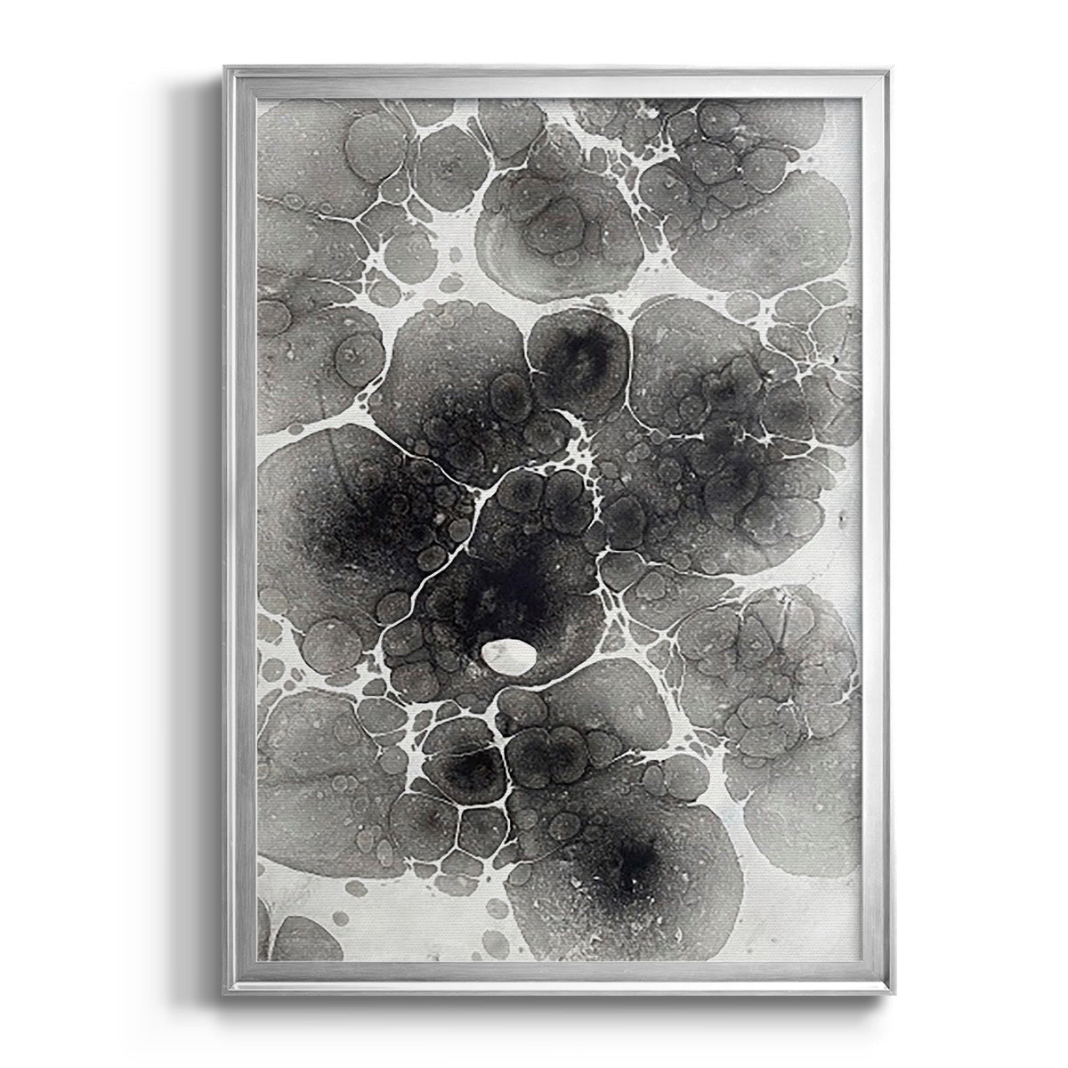 Marbling XIV - Modern Framed Canvas Print