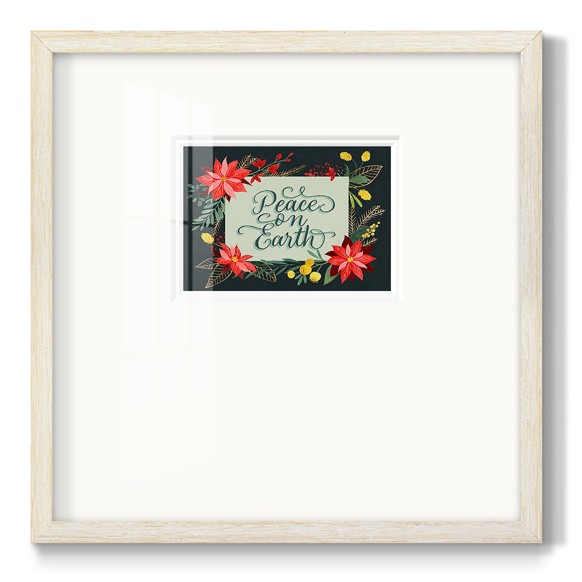 Bright Christmas Night  II Premium Framed Print Double Matboard