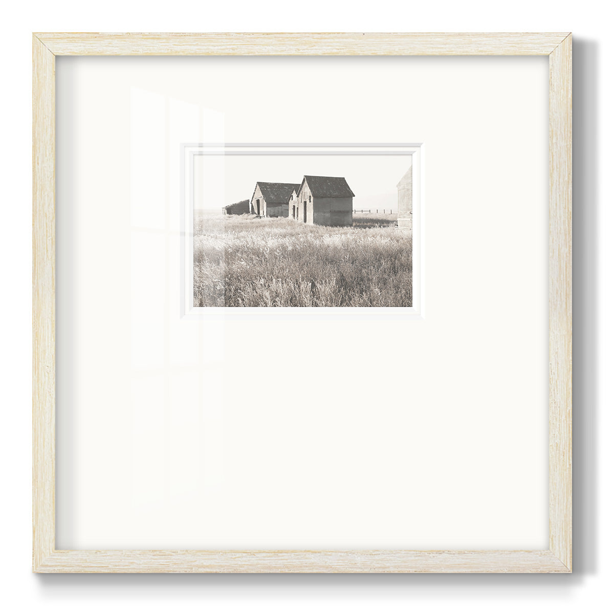 Neutral Barn Premium Framed Print Double Matboard