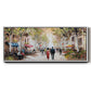 Paris Teal III - Floater Framed Canvas Print