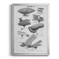 Industrial Flight - Modern Framed Canvas Print