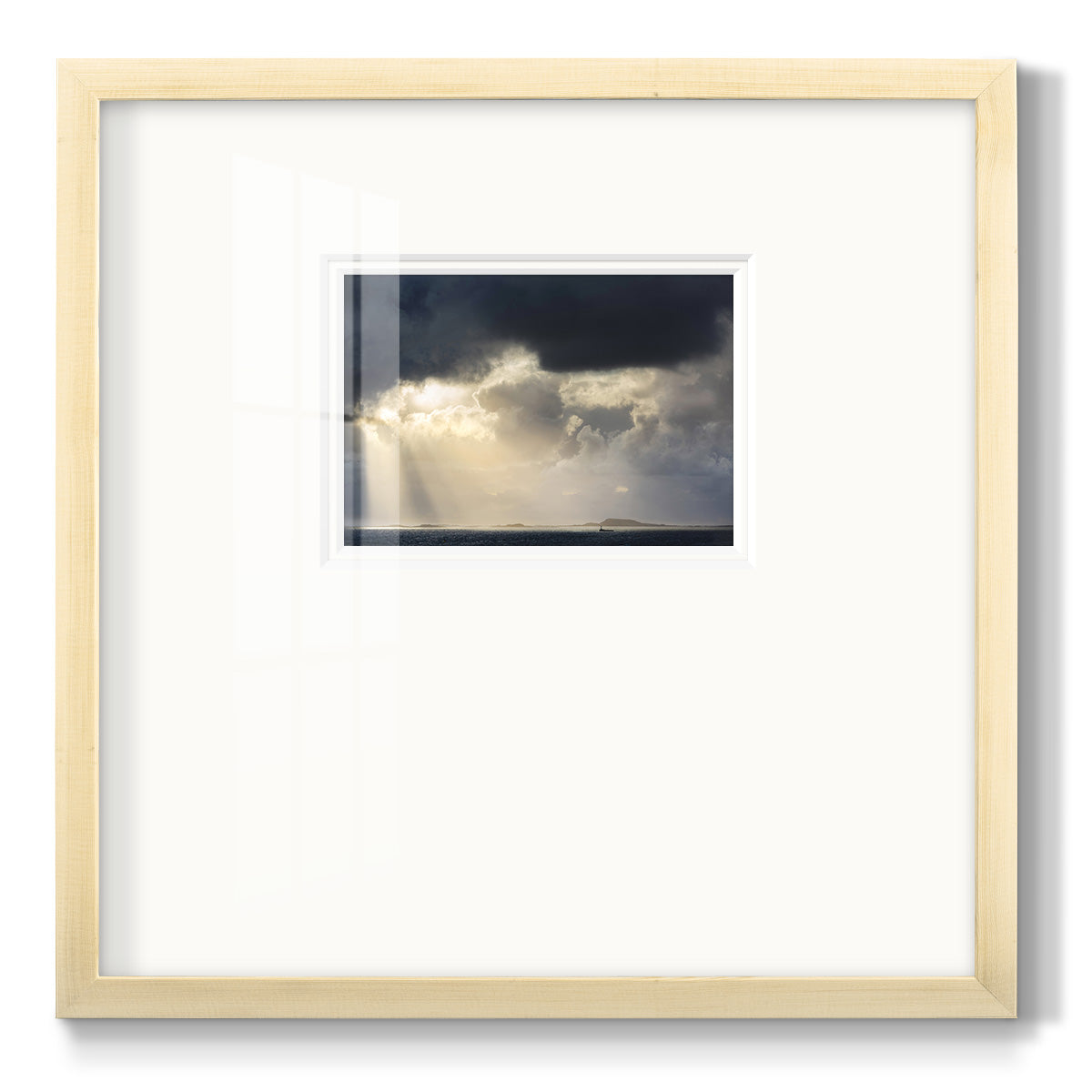 Rays of Light - Double Matboard Framed Print