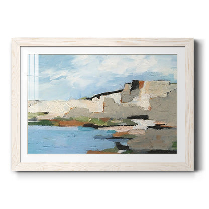 White Rock Cliffs II - Barnwood Framed Art Print