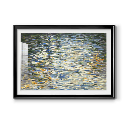 Water Reflections - Modern Framed Art Print