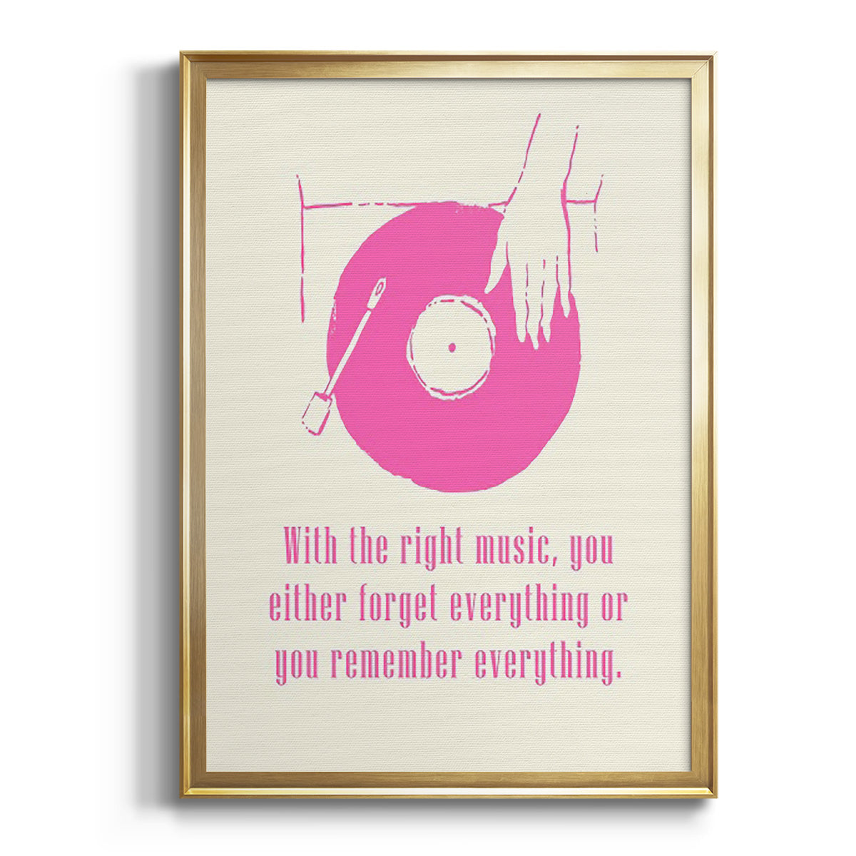 Sweet Melody I - Modern Framed Canvas Print