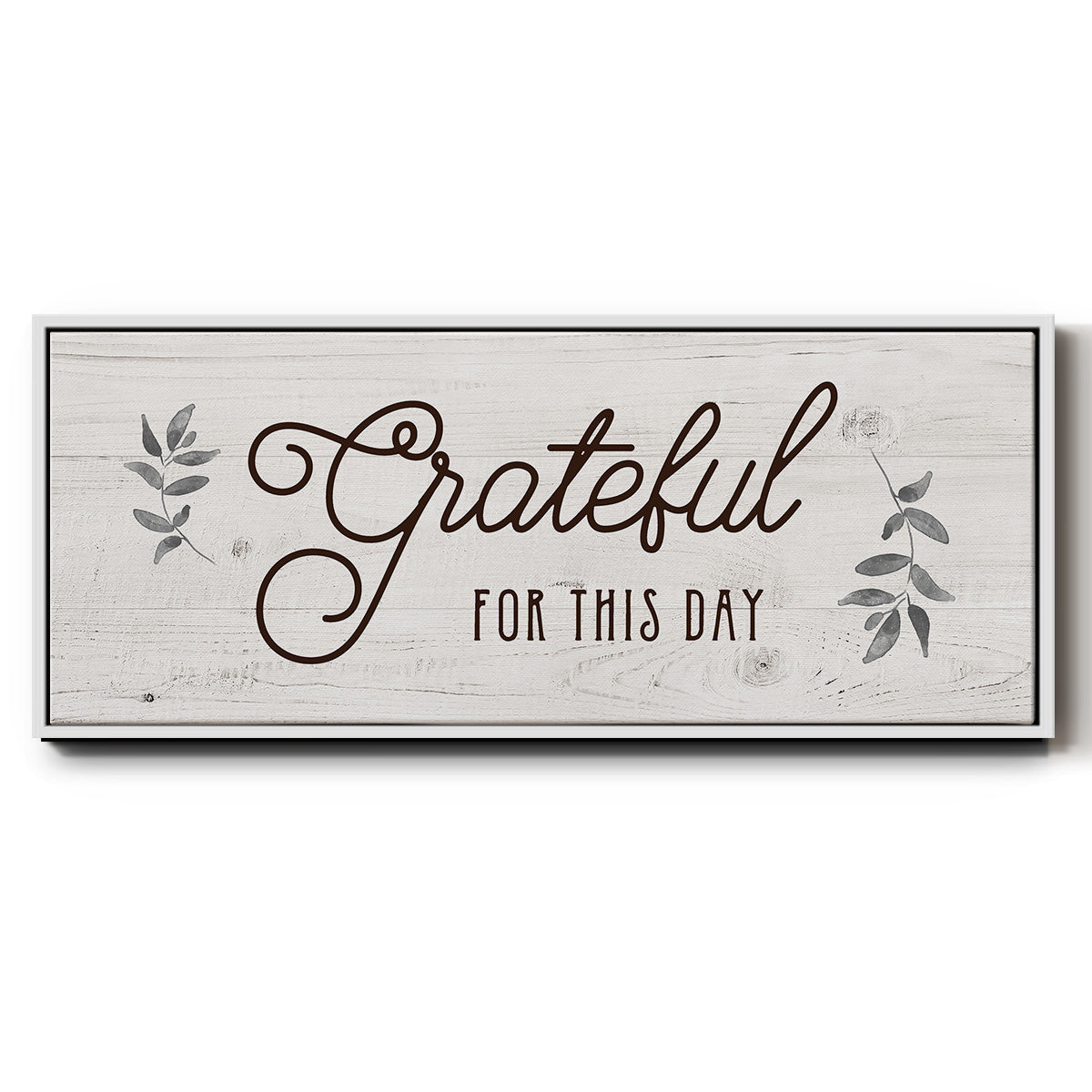 For this Day - Floater Framed Canvas Print