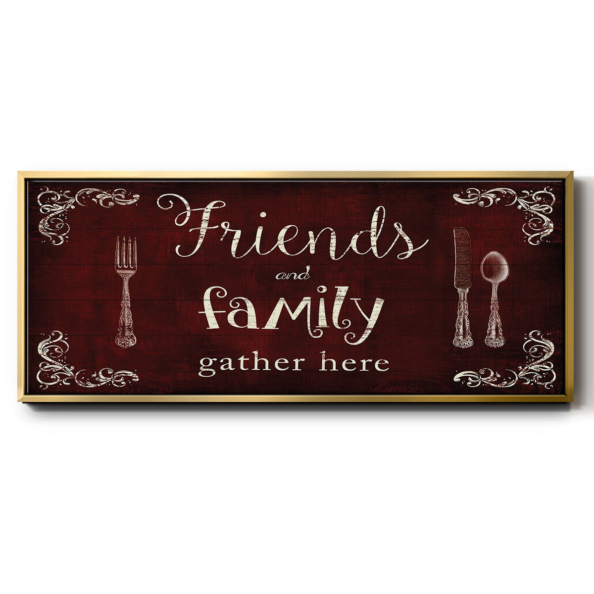 Friends and Family - Floater Framed Canvas Print