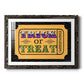 Trick or Treat Ticket - Barnwood Framed Art Print