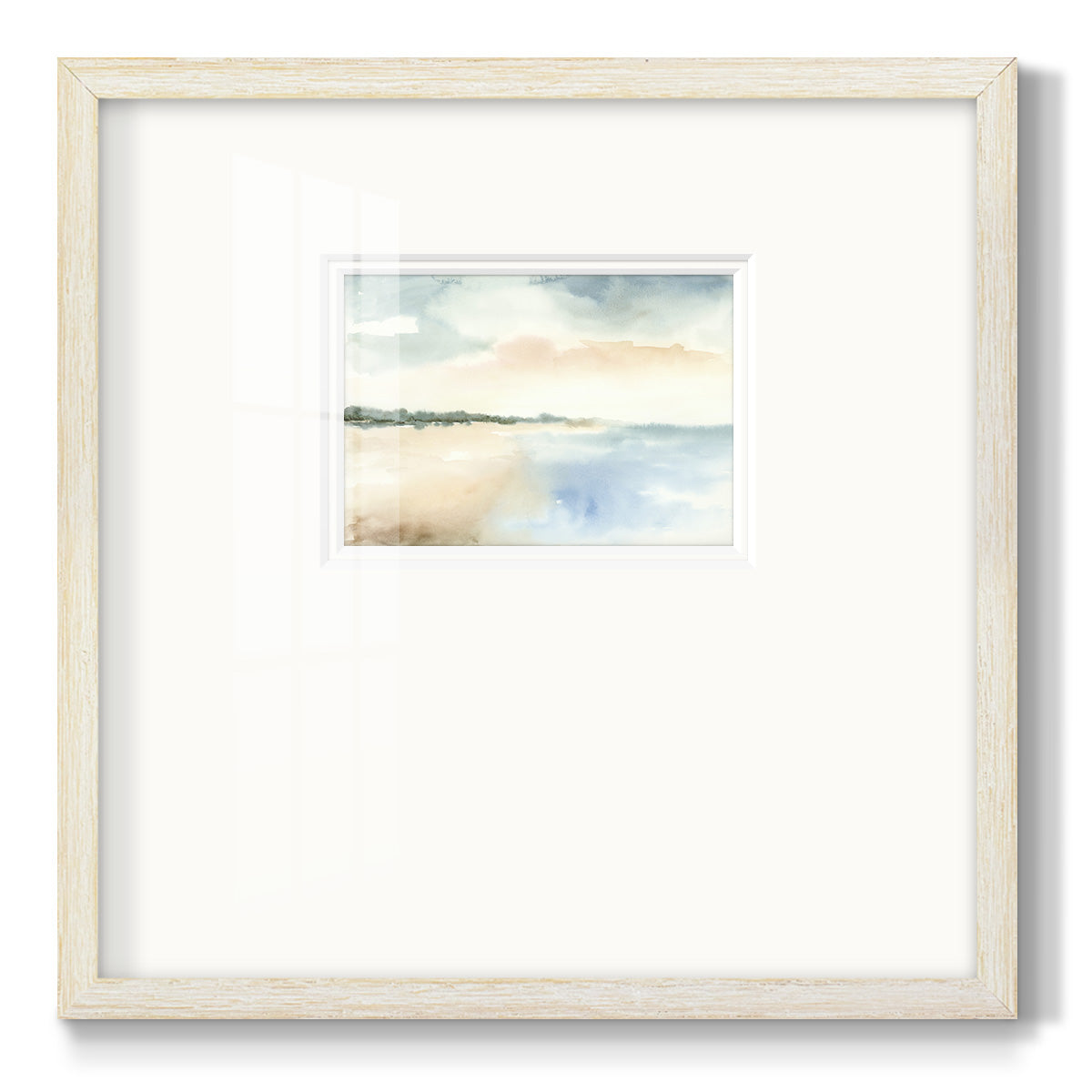 Simple Sea Premium Framed Print Double Matboard