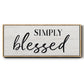 Simply - Floater Framed Canvas Print