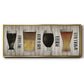 Beer Chart II - Floater Framed Canvas Print