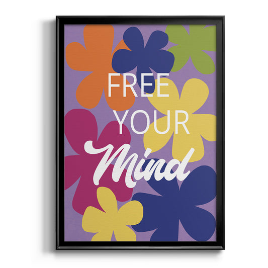 Free Your Mind - Modern Framed Canvas Print