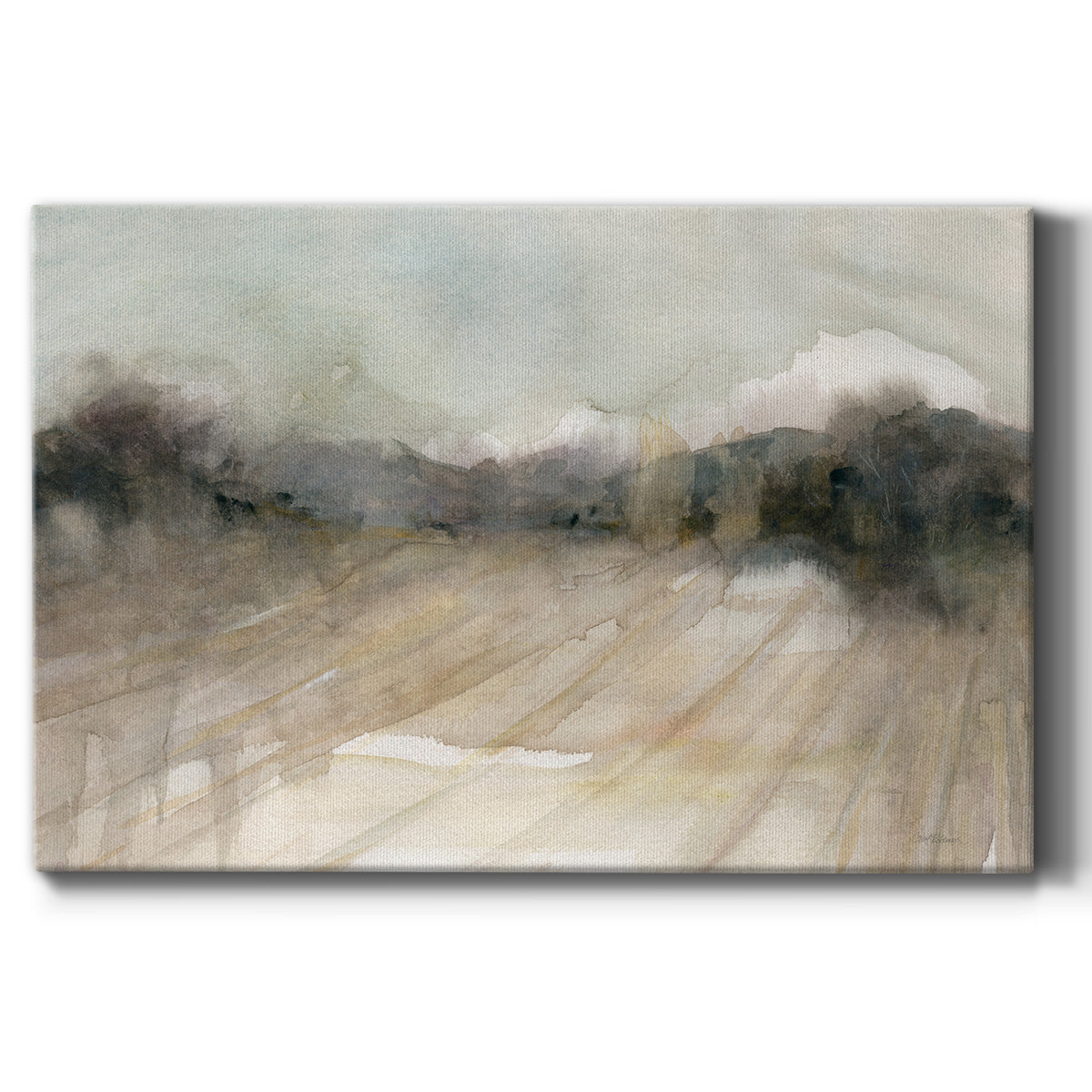 Abstract Field Premium Gallery Wrapped Canvas - Ready to Hang