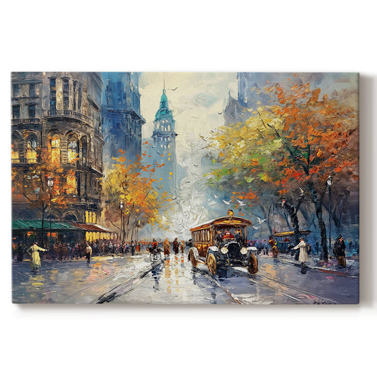 city,street,autumn,colors,vintage,car,people,crowd,architecture,rain,seasonal,urban,bustling,historic,scene,travel,lifestyle,outdoor,pedestrian,activity,atmosphere,iconic,destination,vivid,nature,experience,evening,culture,tradition,painting,scenic,lively,colorful,summer,historical,ambiance,vibrant,picturesque,charming,joy