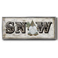 Winter Wonderland Friend Snow - Floater Framed Canvas Print