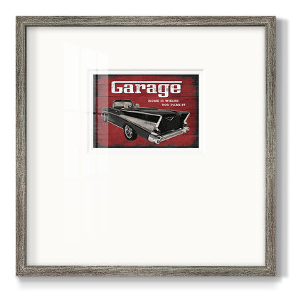 The Garage Premium Framed Print Double Matboard