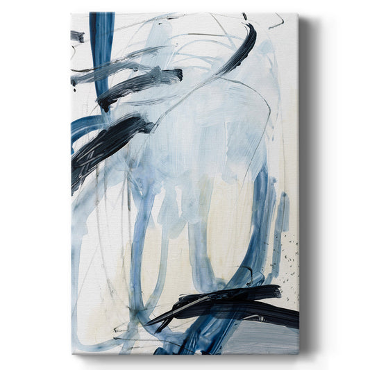 Indigo Swash II - Canvas Art Print