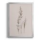 Delicate Stems I - Modern Framed Canvas Print