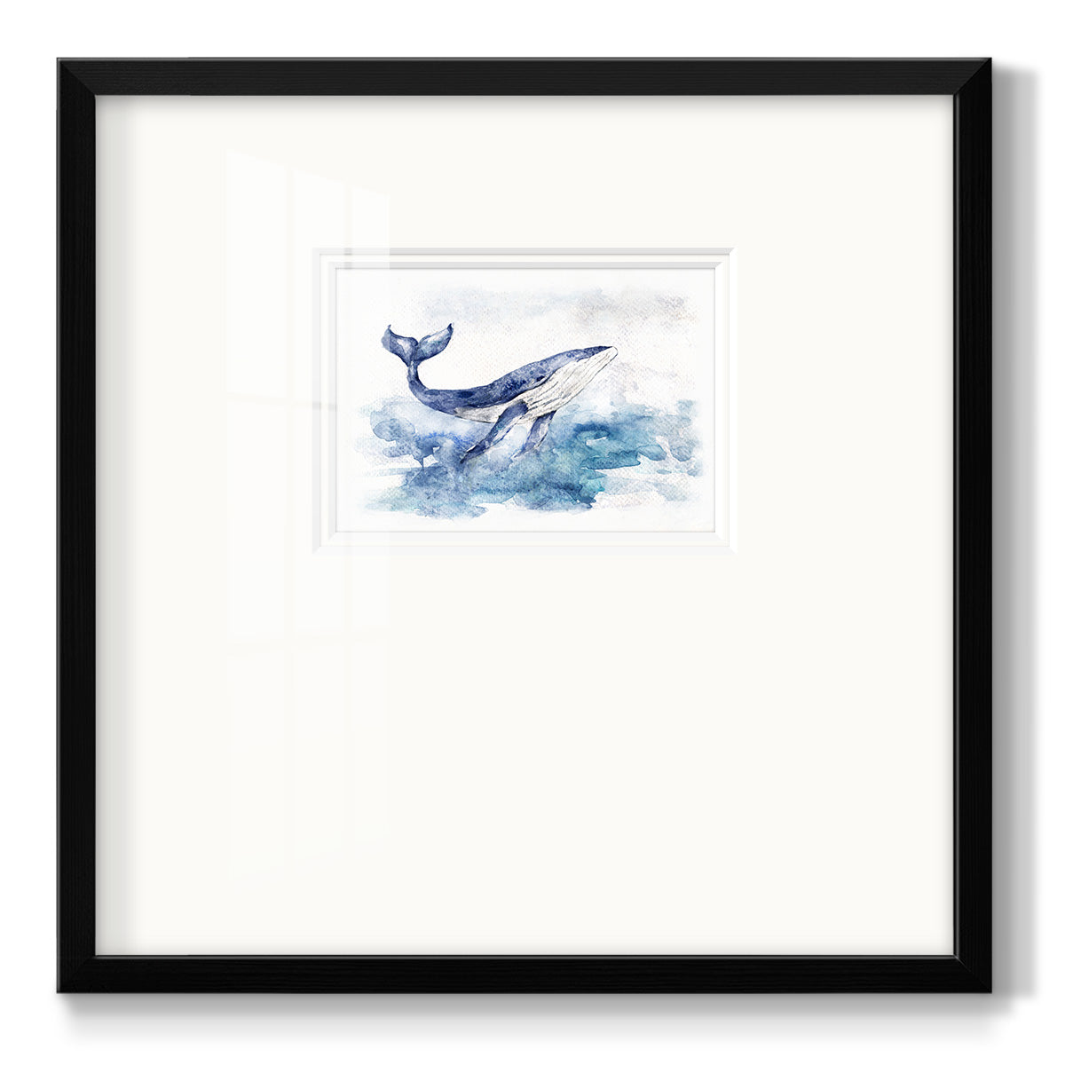 Beautiful Breach Premium Framed Print Double Matboard