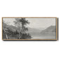 Lake George - Floater Framed Canvas Print