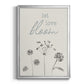 Let Love Bloom - Modern Framed Canvas Print