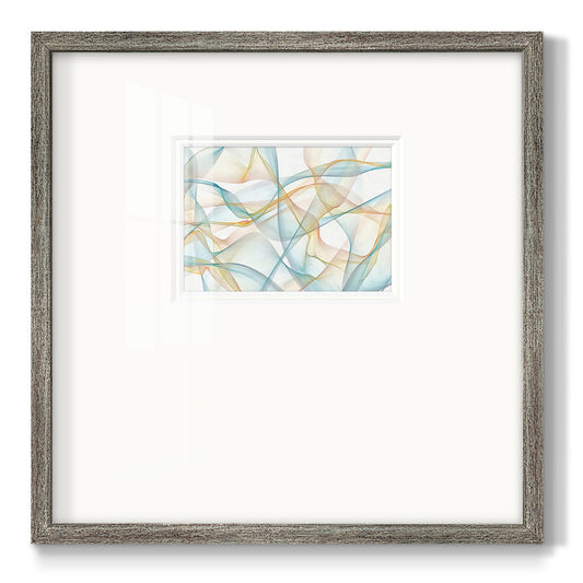 Curves and Waves VI - Double Matboard Framed Print