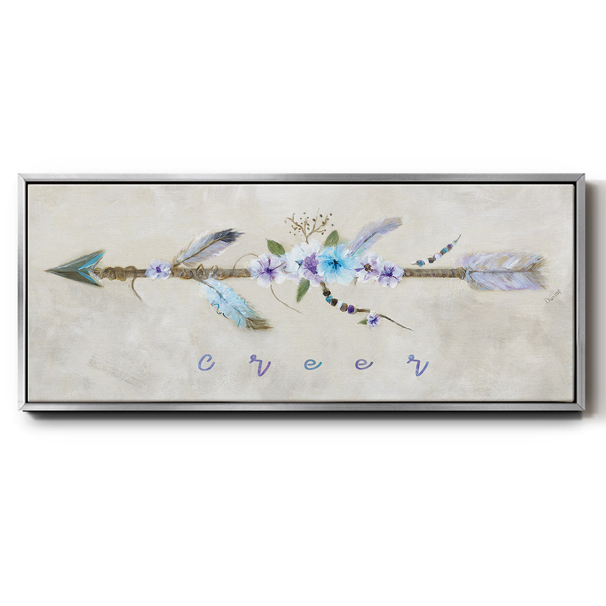 Creer - Floater Framed Canvas Print