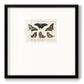 Crackled Butterflies II Premium Framed Print Double Matboard