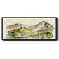 Plum Ridge II - Floater Framed Canvas Print