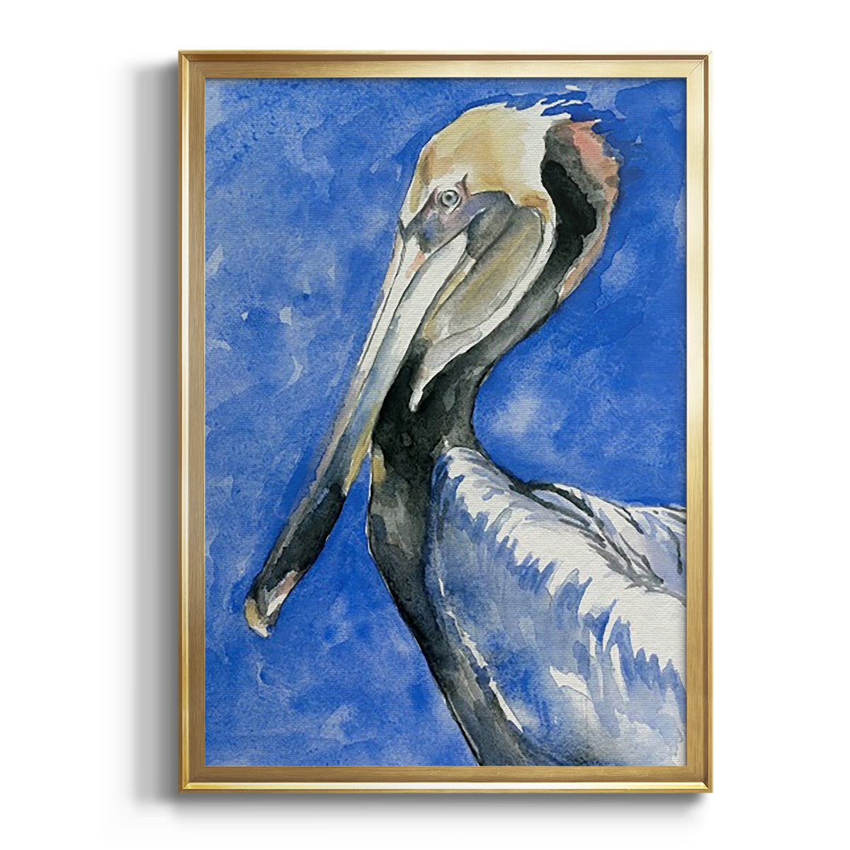 Pelican Pool II - Modern Framed Canvas Print