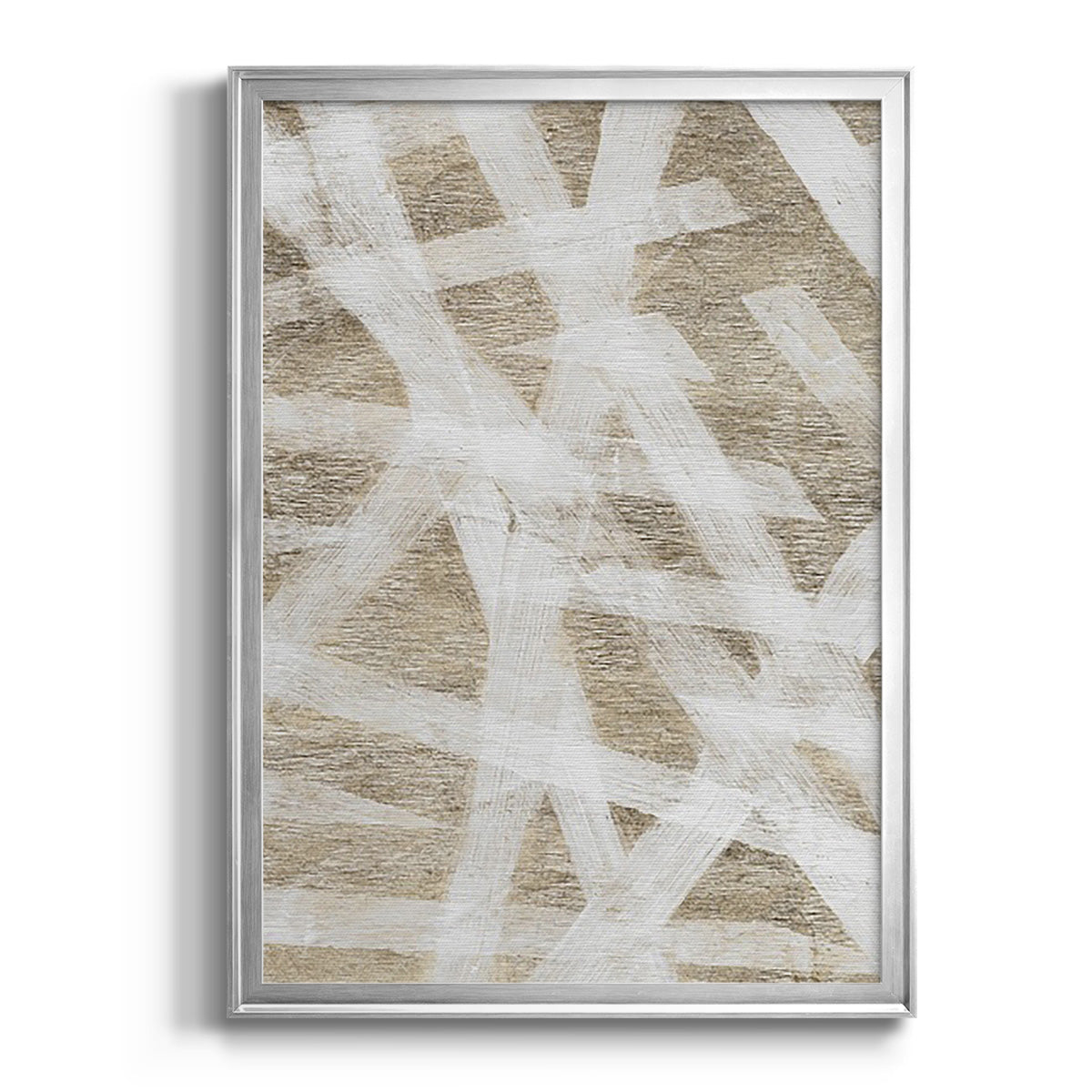 Splinters - Modern Framed Canvas Print