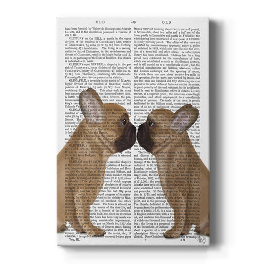 French Kiss Close Up - Canvas Art Print