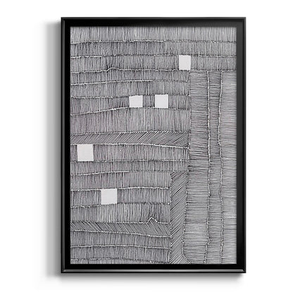 Tedious II - Modern Framed Canvas Print