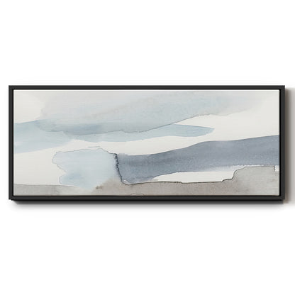 Coastal Tones II - Floater Framed Canvas Print