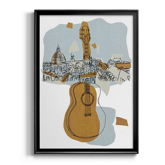 Rehearsal III - Modern Framed Canvas Print