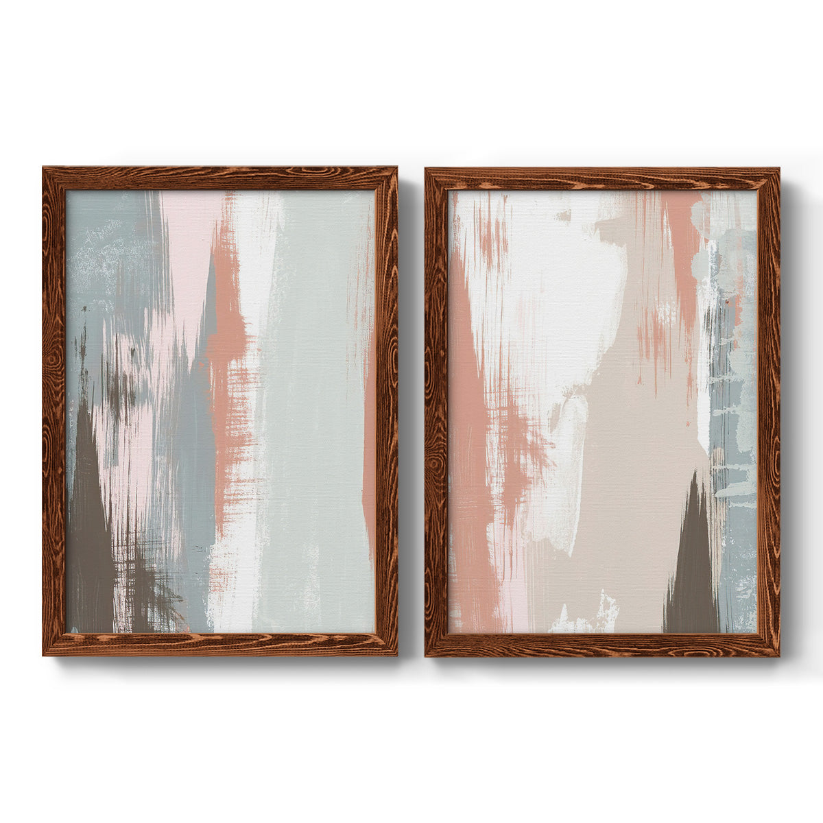 Sandstone Peel I - Premium Framed Canvas 2 Piece Set - Ready to Hang