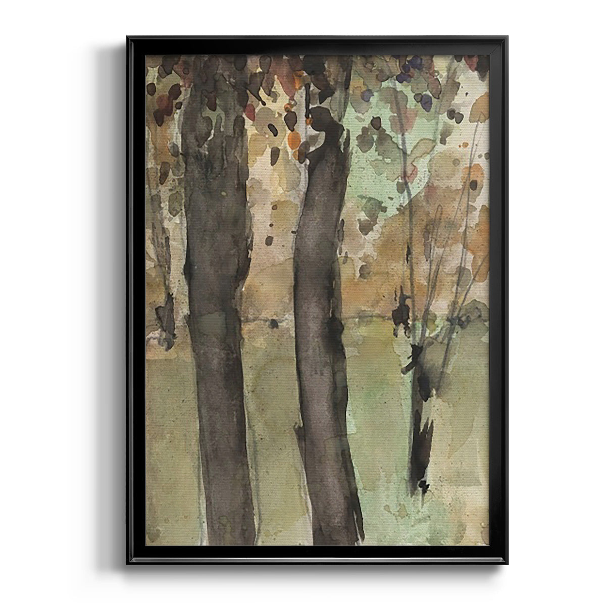 Under the Tree Confetti I - Modern Framed Canvas Print