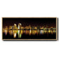 San Diego Skyline - Floater Framed Canvas Print