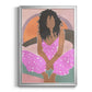 Curly Lady IV - Modern Framed Canvas Print