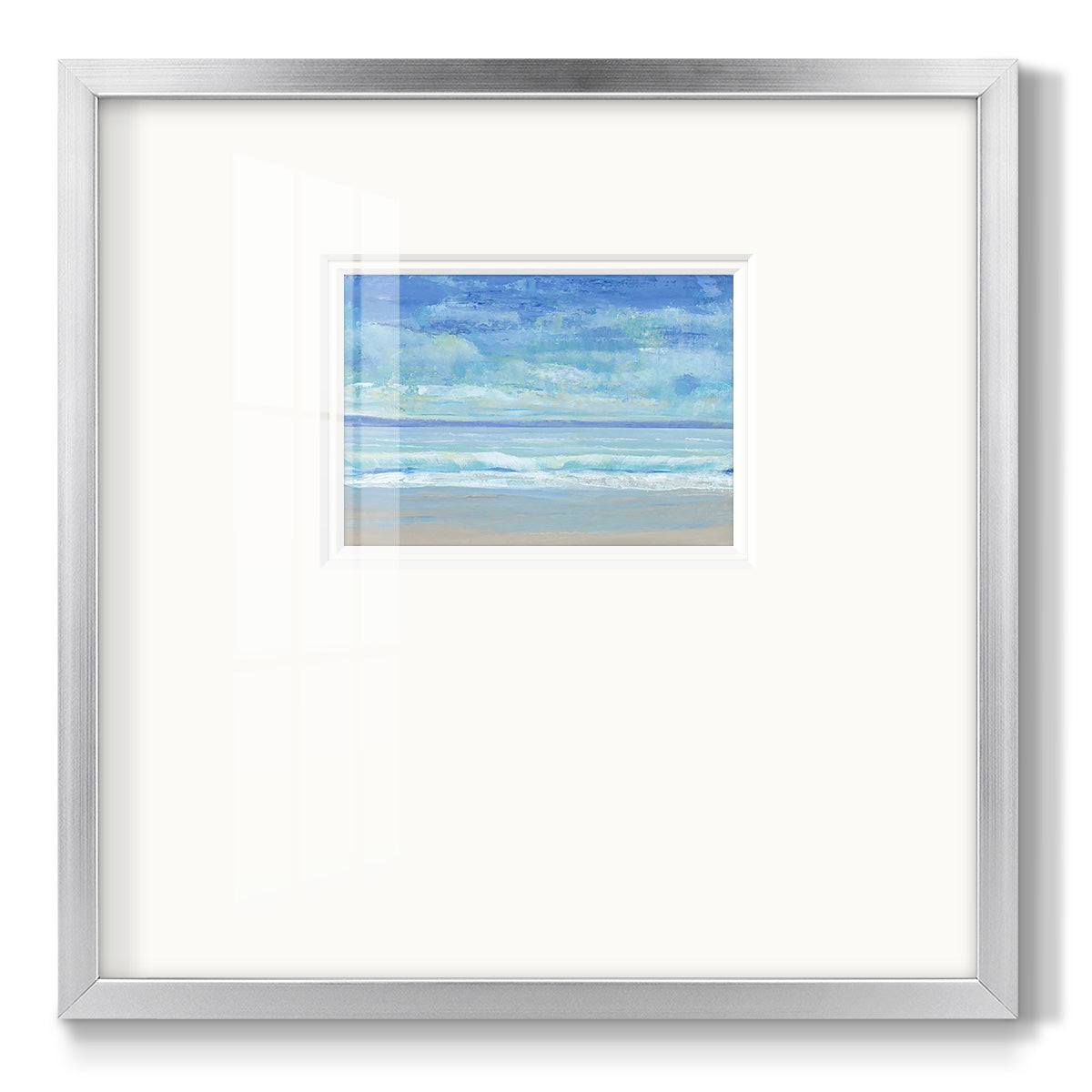 Rolling Surf II - Double Matboard Framed Print