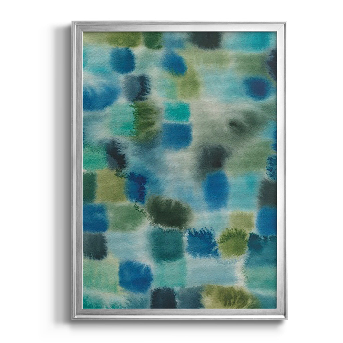 Earthy Plexus I - Modern Framed Canvas Print