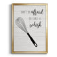 Take A Whisk - Modern Framed Canvas Print