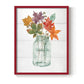 Harvest Home Leaves I - Restickable Framed Art Print