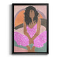 Curly Lady IV - Modern Framed Canvas Print