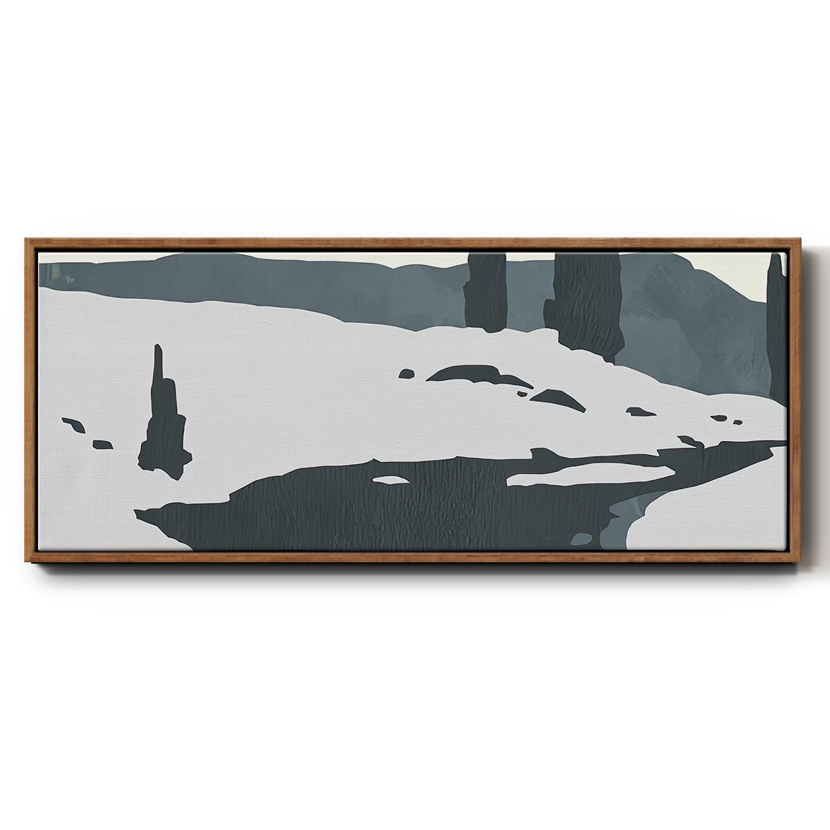 Cutter Island II - Floater Framed Canvas Print