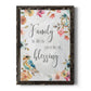 Spring Bird Blessing - Barnwood Framed Canvas Print