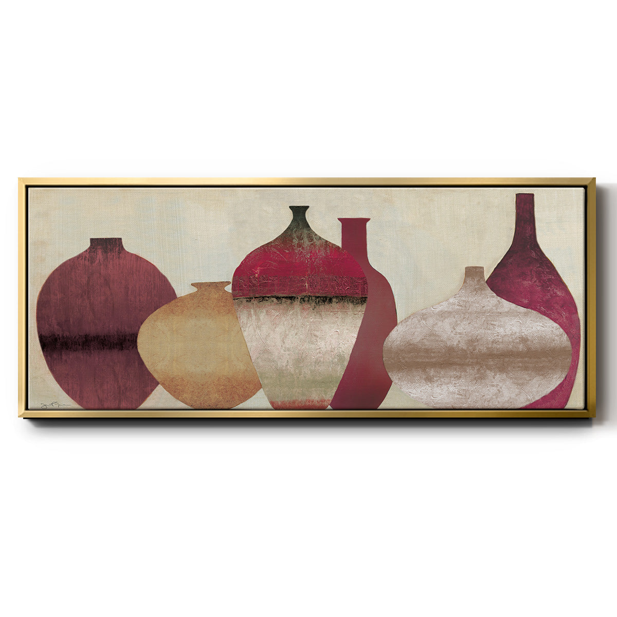 Auburn Vessels - Floater Framed Canvas Print