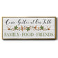 Feeding Friends I - Floater Framed Canvas Print