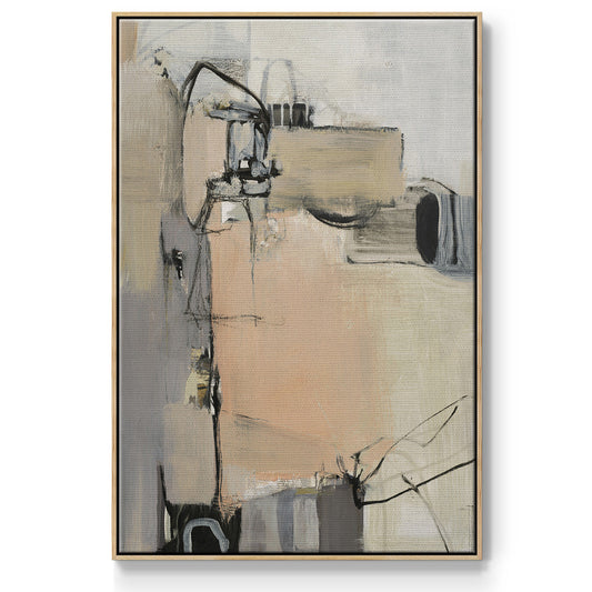 Sandstone  -  Framed Canvas Print