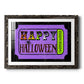 Happy Halloween Ticket - Barnwood Framed Art Print